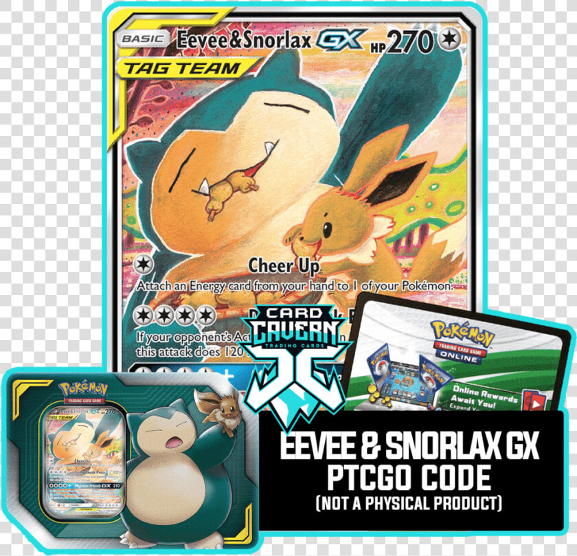 Eevee Snorlax Tag Team  HD Png DownloadTransparent PNG