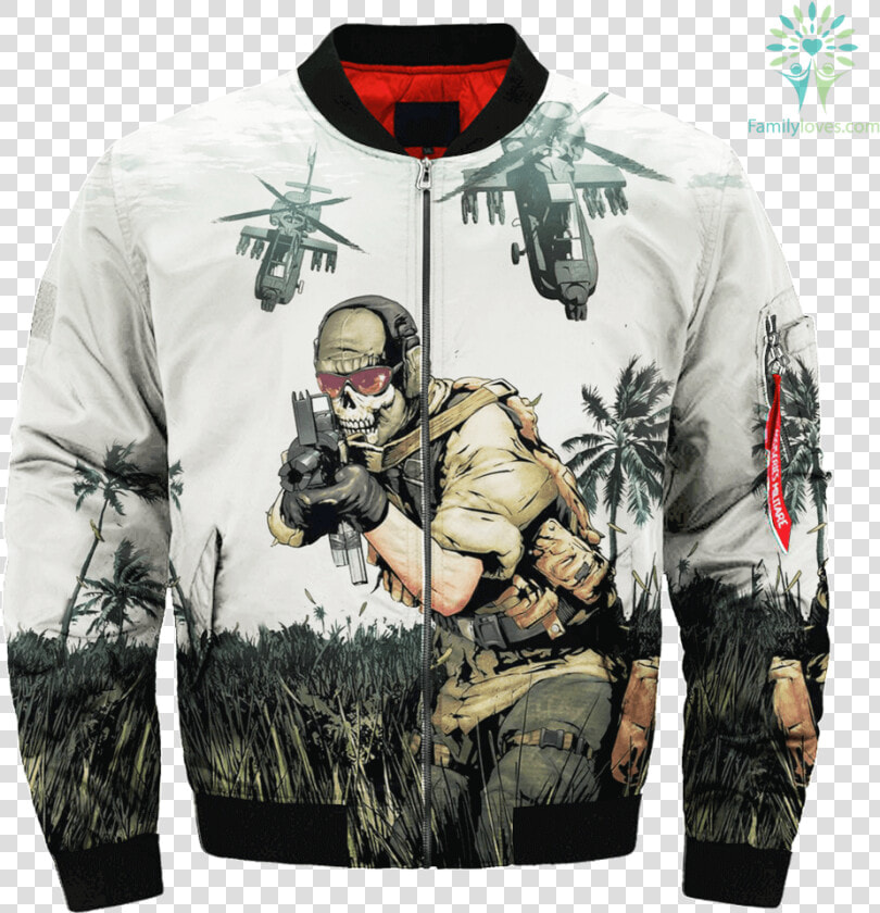 Modern Warfare 2 Over Print Jacket  tag Familyloves   Anime Call Of Duty Modern Warfare 2 Ghost  HD Png DownloadTransparent PNG