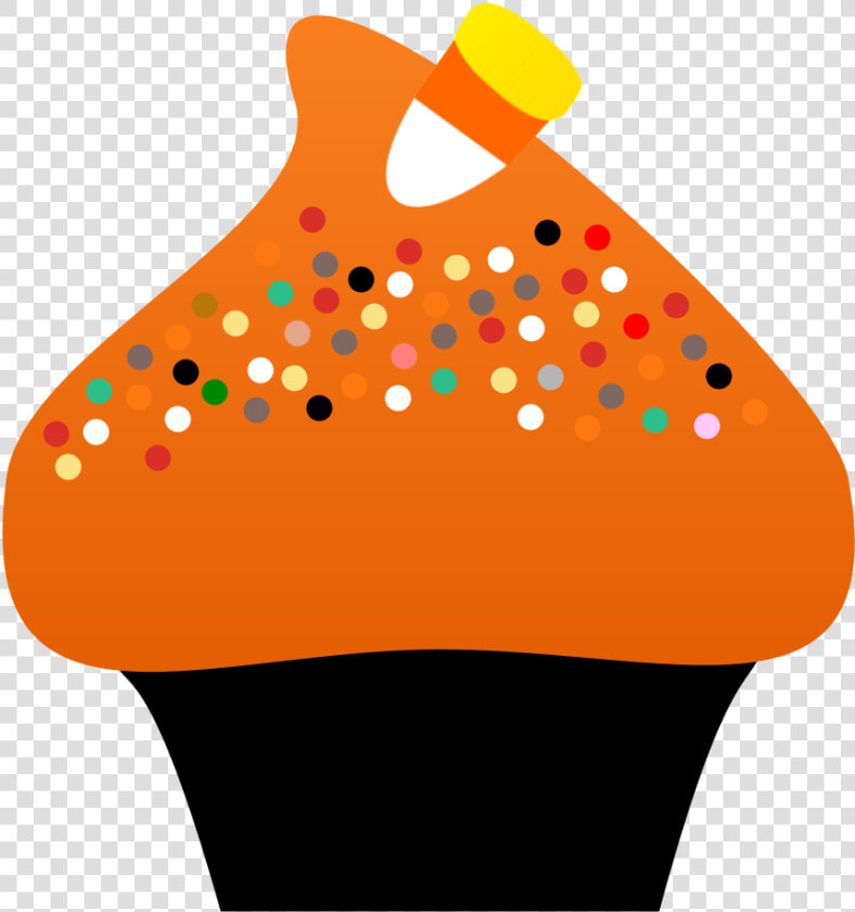 Cupcake Clipart September   Candy Corn Halloween Clipart  HD Png DownloadTransparent PNG