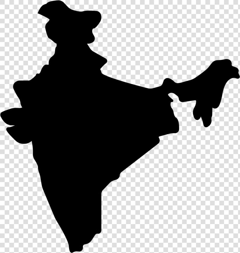 India Royalty free Vector Map   India Map Black Png  Transparent PngTransparent PNG