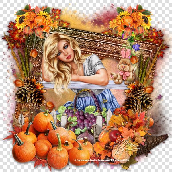 Création D Automne De Maryse   Pumpkin  HD Png DownloadTransparent PNG