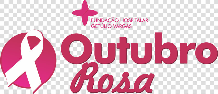 Logo Outubro Rosa   Graphic Design  HD Png DownloadTransparent PNG