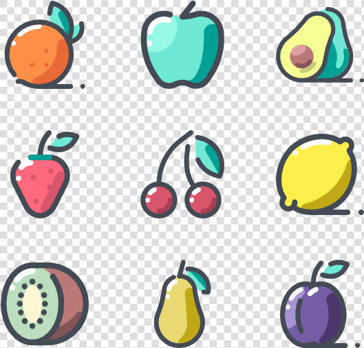 Vector Fruits Minimal  HD Png DownloadTransparent PNG