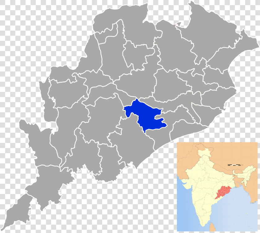 Location In Odisha  India   Jharsuguda In Odisha Map  HD Png DownloadTransparent PNG