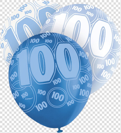 Happy 100th Birthday 12 Pearlized Printed Latex Balloons   Balloon  HD Png DownloadTransparent PNG