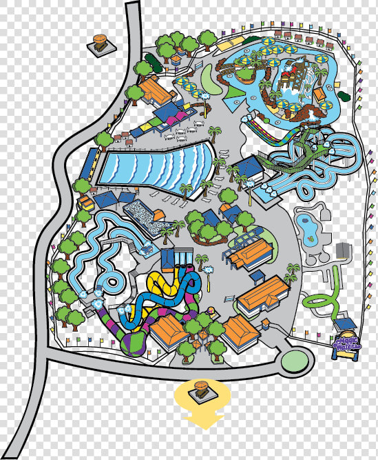 Six Flags Magic Waters  HD Png DownloadTransparent PNG