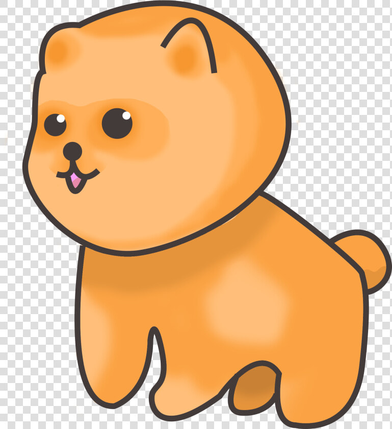 Pomeranian Dog Cartoon Transparent Background  HD Png DownloadTransparent PNG