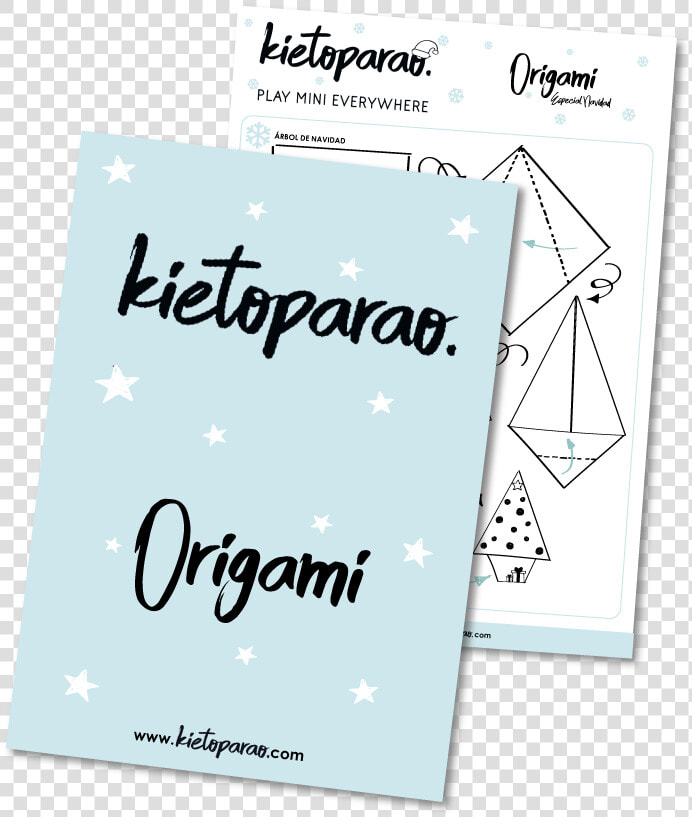 Árbol De Navidad Origami Descarga Kietoparao   Poster  HD Png DownloadTransparent PNG