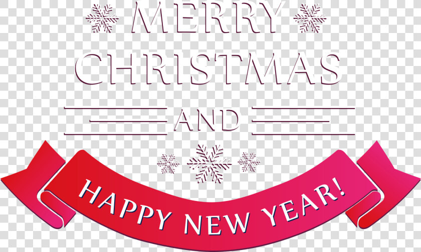 Merry Christmas And Happy New Year Text Png With Years   Merry Christmas And Happy New Year Png  Transparent PngTransparent PNG