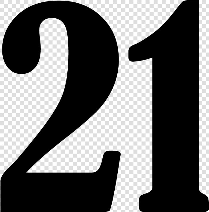 Transparent Number 21 Clipart   Number 21 Clipart  HD Png DownloadTransparent PNG