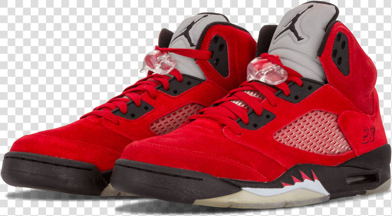 Jordan 5 Red Bull   Retro Jordan Raging Bull  HD Png DownloadTransparent PNG