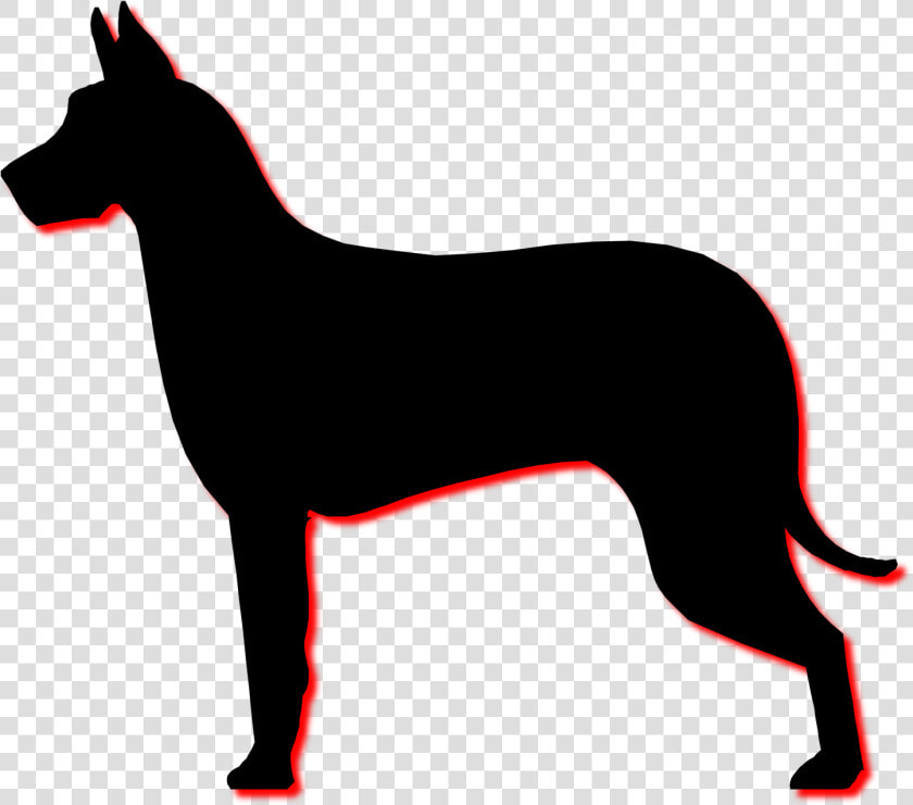 Dobermann Miniature Pinscher Boxer Puppy Silhouette   Great Dane Silhouettes Png  Transparent PngTransparent PNG