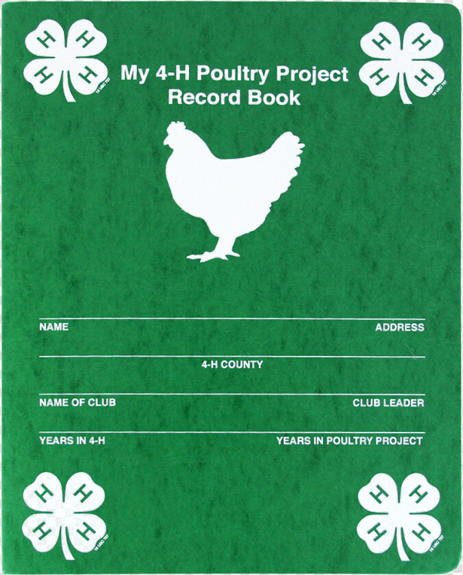 My 4 h Poultry Project Record Book   My Dairy Project  HD Png DownloadTransparent PNG