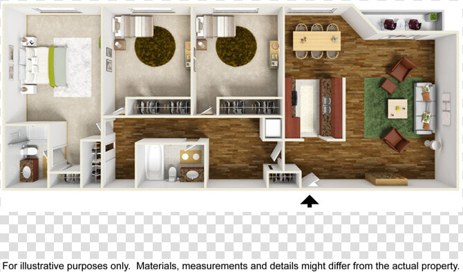 Lombardi Apartments Ebrochure   2 Bedroom House Floor Plan 3d Png  Transparent PngTransparent PNG