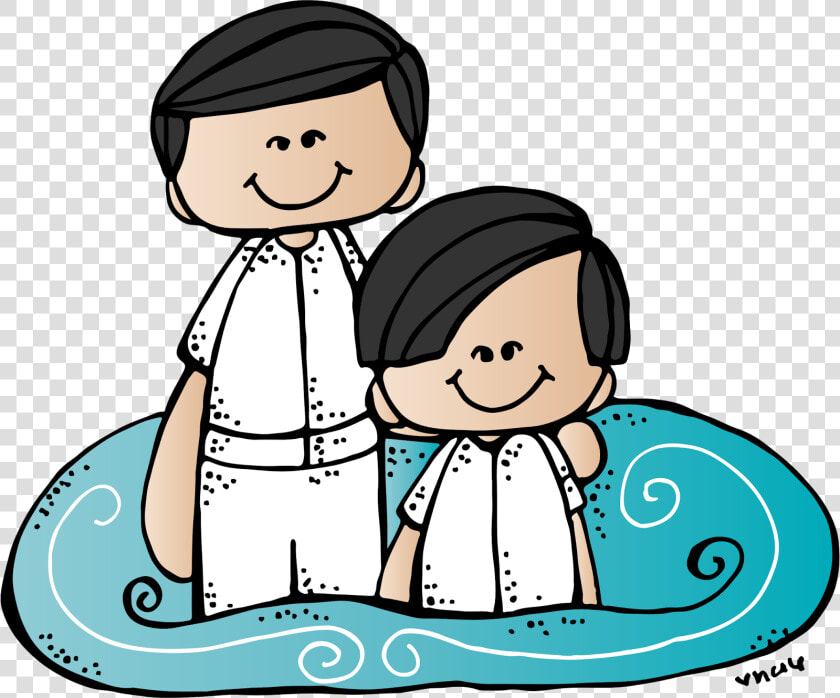 Melonheadz Lds Illustrating   Lds Baptism Clipart  HD Png DownloadTransparent PNG