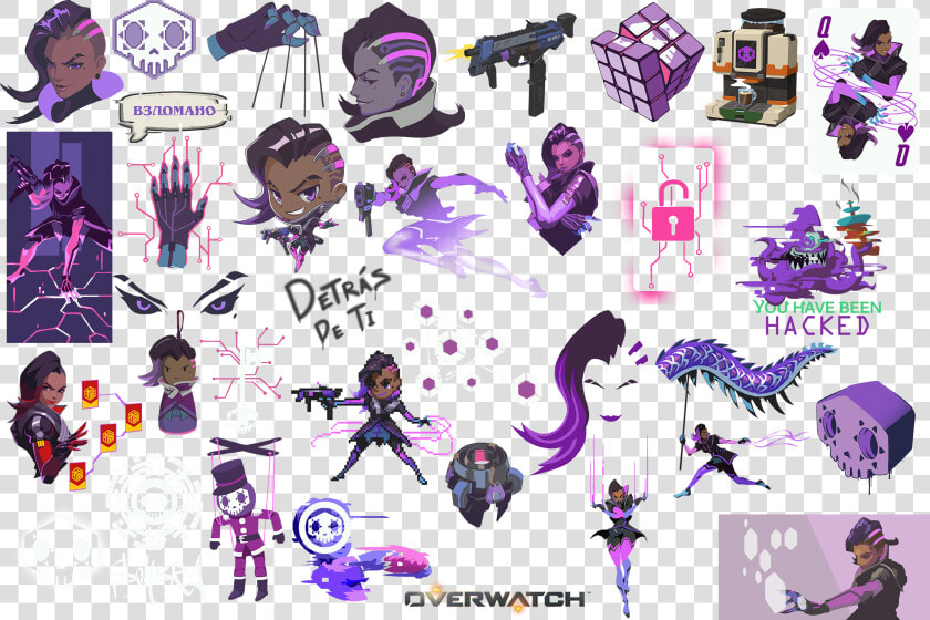 Overwatch D Va X Sombra  HD Png DownloadTransparent PNG