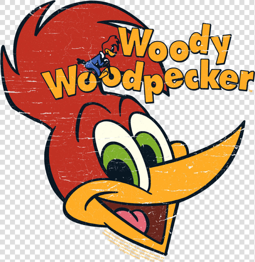 Woody Woodpecker Retro Logo Baby Bodysuit   Woody Woodpecker Logo  HD Png DownloadTransparent PNG