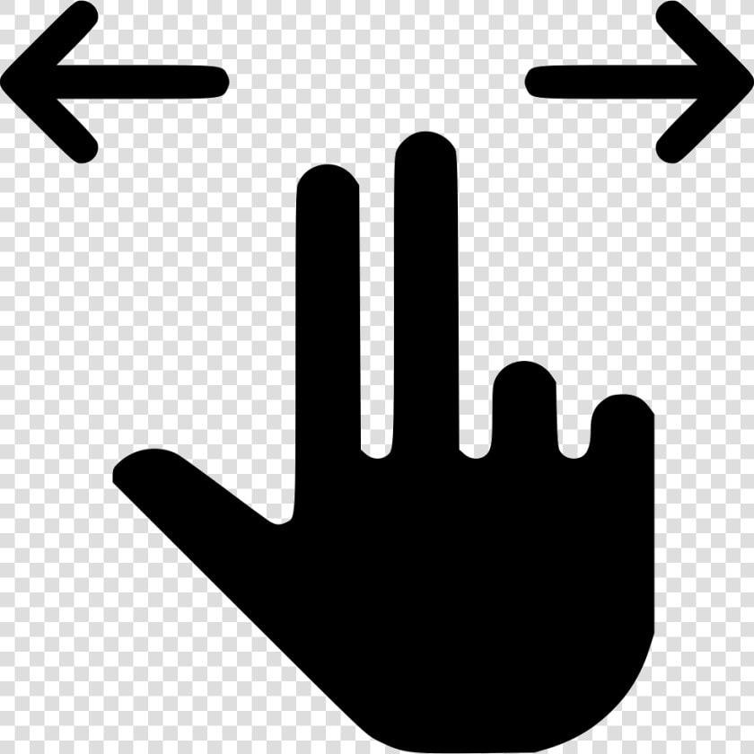 Swipe Left Right   Two Finger Drag Icon Png  Transparent PngTransparent PNG