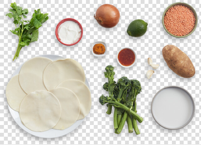 Potato  amp  Broccolini Samosas With Coconut Lentils  amp    Natural Foods  HD Png DownloadTransparent PNG