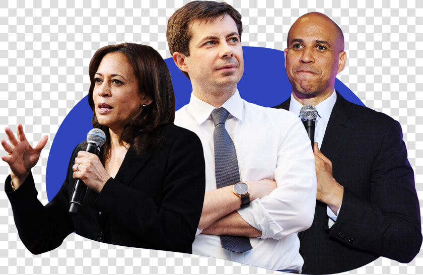 Kamala Harris Pete Buttigieg Cory Booker   Businessperson  HD Png DownloadTransparent PNG