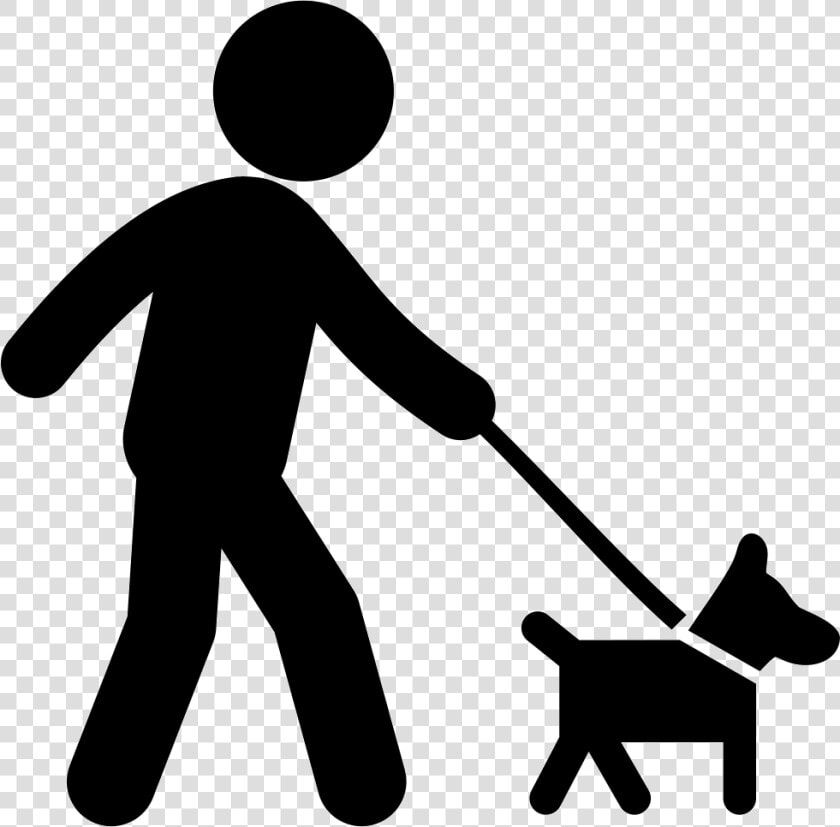 Walking With Dog Svg Png Icon Free Download 37609 Stick   Walking The Dog Icon  Transparent PngTransparent PNG