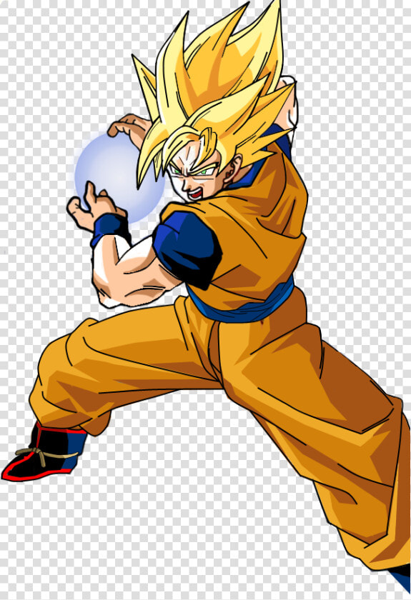 Super Saiyan Clipart Goku Vegeta Gohan   Dbz Goku Ssj Kamehameha  HD Png DownloadTransparent PNG