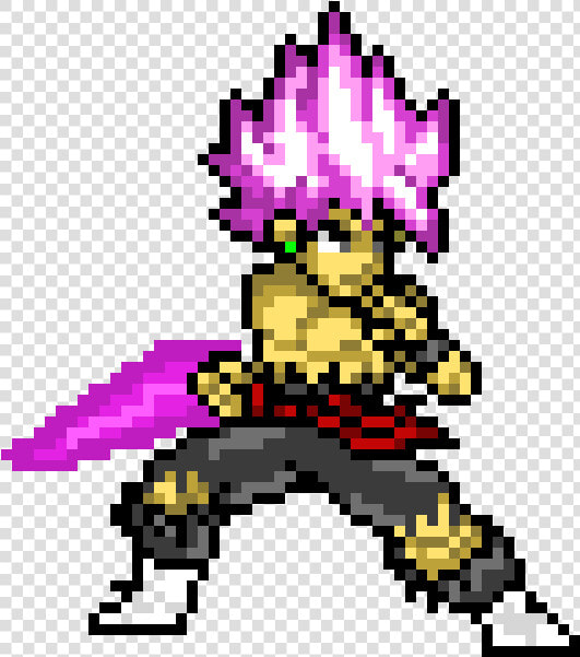 Goku Black Rose Png   Goku Black Pixel Art  Transparent PngTransparent PNG