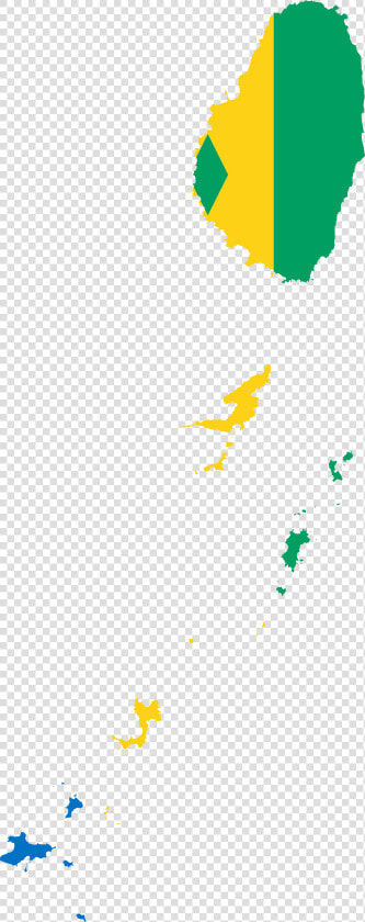 Saint Vincent And The Grenadines Flag Map  HD Png DownloadTransparent PNG