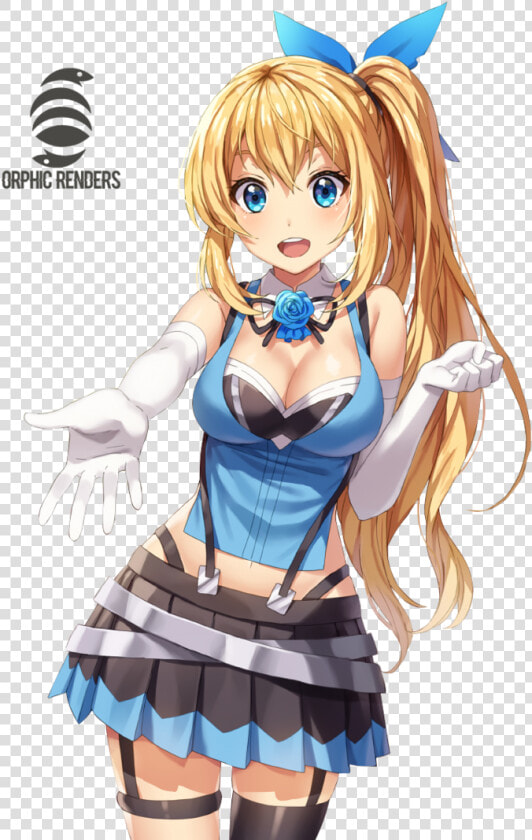 Blond Anime Girl Dance  HD Png DownloadTransparent PNG