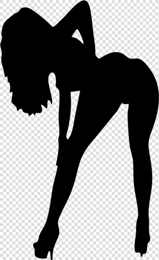 Hot Sexy Girl Woman Pinup Funny Car Bumper Window Vinyl   Sexy Woman Silhouette Png  Transparent PngTransparent PNG