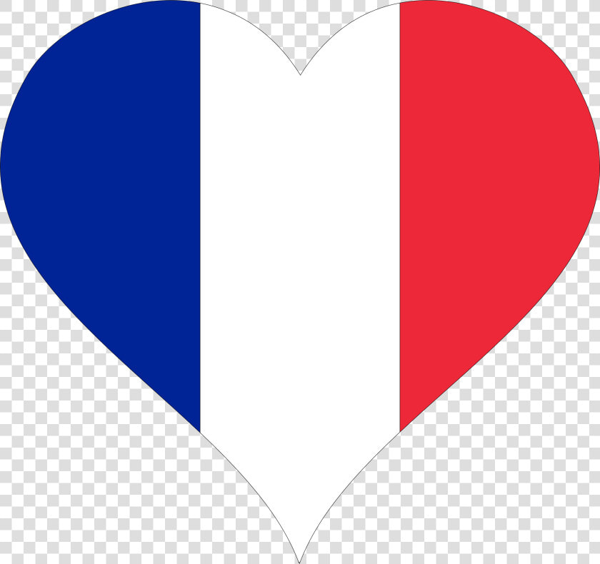 Transparent Clipart Drapeau France   French Flag Love Heart  HD Png DownloadTransparent PNG