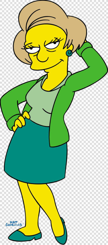 Edna Krabappel  HD Png DownloadTransparent PNG