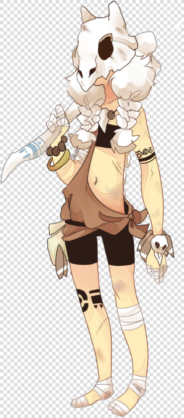 Transparent Marowak Png   Pokemon Gijinka Cubone  Png DownloadTransparent PNG