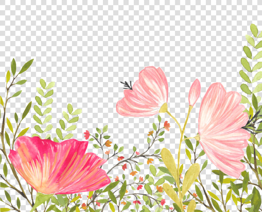 Floral Background Free Png   Free Download Floral Background  Transparent PngTransparent PNG