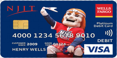 Njit Wells Fargo Card  HD Png DownloadTransparent PNG