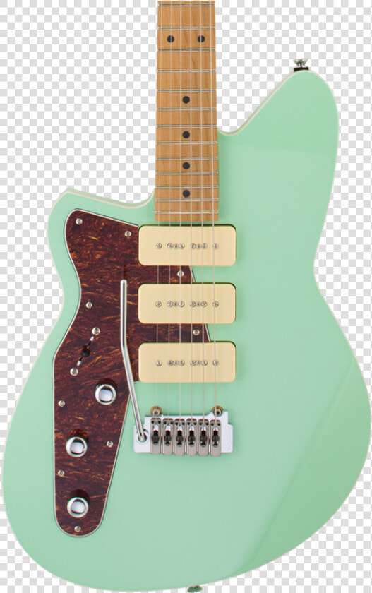 Reverend Jetstream 390 Left Hand Oceanside Green   Electric Guitar  HD Png DownloadTransparent PNG