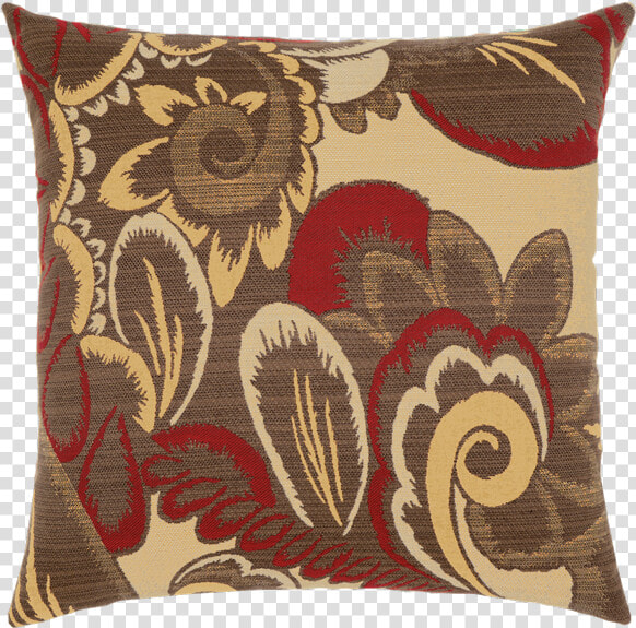 Golden Floral   Sunbrella Outdoor Pillow Floral  HD Png DownloadTransparent PNG