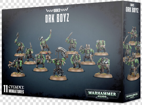 Warhammer 40 000 Ork Boyz   Warhammer 40k Ork Ork Boyz  HD Png DownloadTransparent PNG