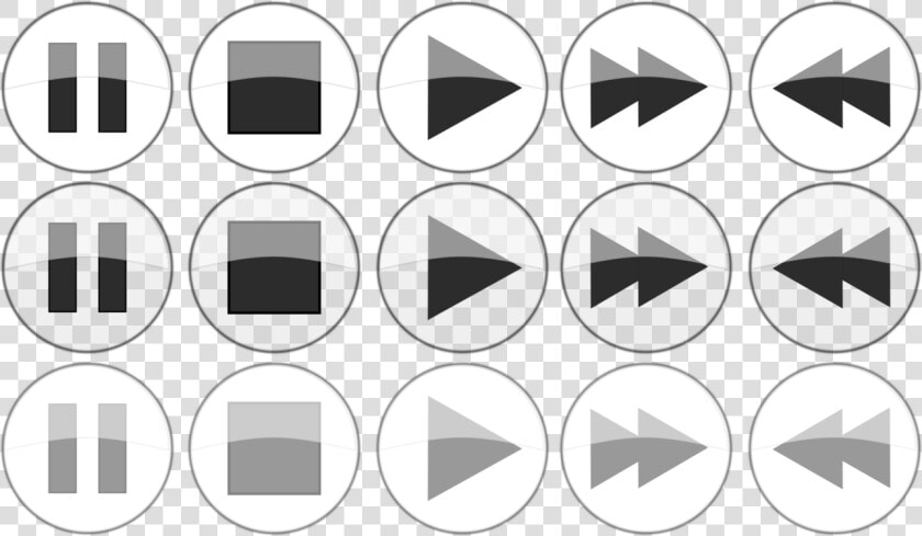 Buttons For Media Player  HD Png DownloadTransparent PNG