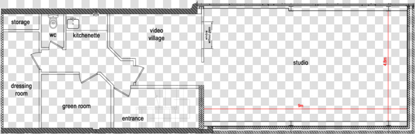 Studio Floorplan   Video Studio Dimensions  HD Png DownloadTransparent PNG