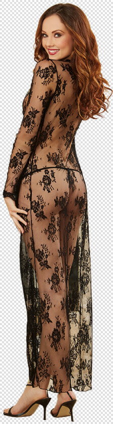 Sheer Gown Nightgown  HD Png DownloadTransparent PNG