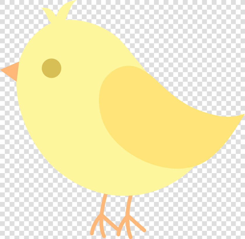 Clip Art Collection Of Free Canaries   Yellow Cute Bird Clipart  HD Png DownloadTransparent PNG