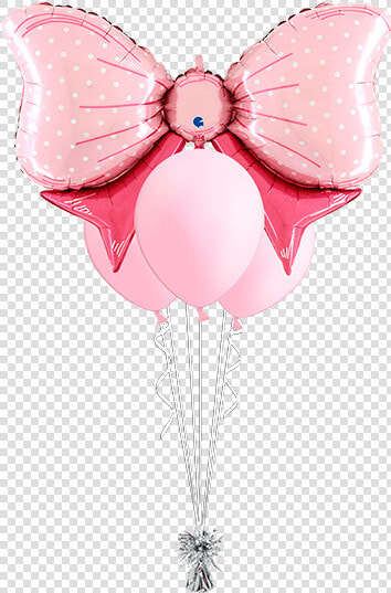 Bouquet De Globos Lazo Rosa   Balloon  HD Png DownloadTransparent PNG