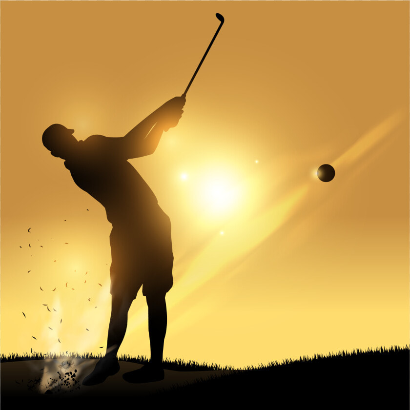 Golfer Silhouette Png  Transparent PngTransparent PNG