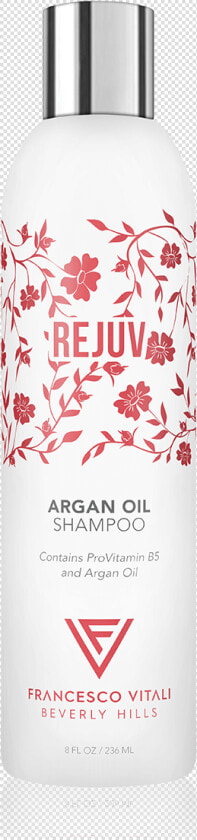 Rejuv Argan Oil Shampoo   Bottle  HD Png DownloadTransparent PNG