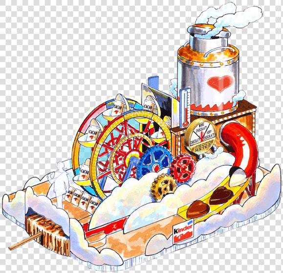 Chocolate Fantasy Factory   Cartoon Parade Of Floats  HD Png DownloadTransparent PNG