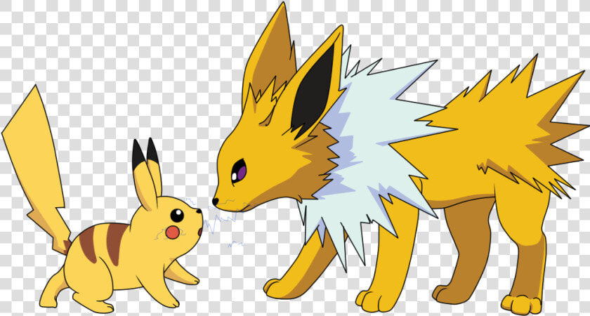 Jolteon And Pikachu Pokemon  HD Png DownloadTransparent PNG