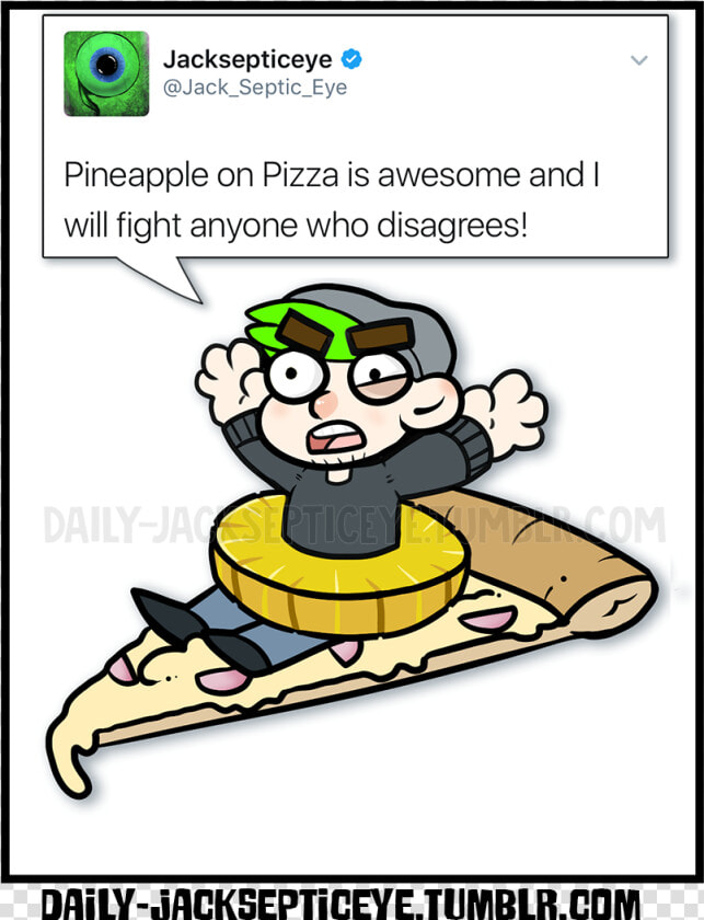 “he’s A Feisty Bean ” only One Way To Defend Pineapple   Jacksepticeye  HD Png DownloadTransparent PNG