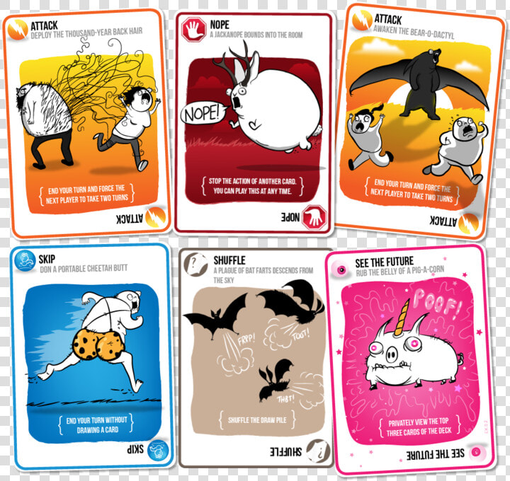 Card Game Exploding Kittens  HD Png DownloadTransparent PNG