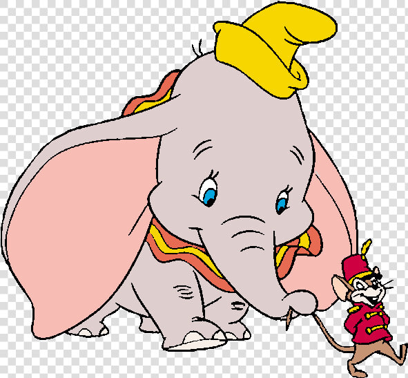 Stuck Clip Dumbo   Dumbo And The Mouse Colouring  HD Png DownloadTransparent PNG